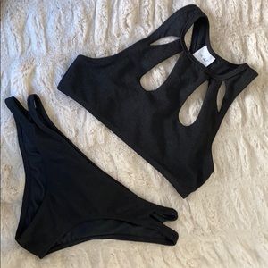 NWOT Black Bikini
